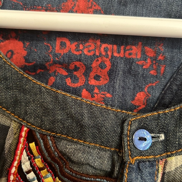 Disigual Denim dress Size 38 - Picture 3 of 5